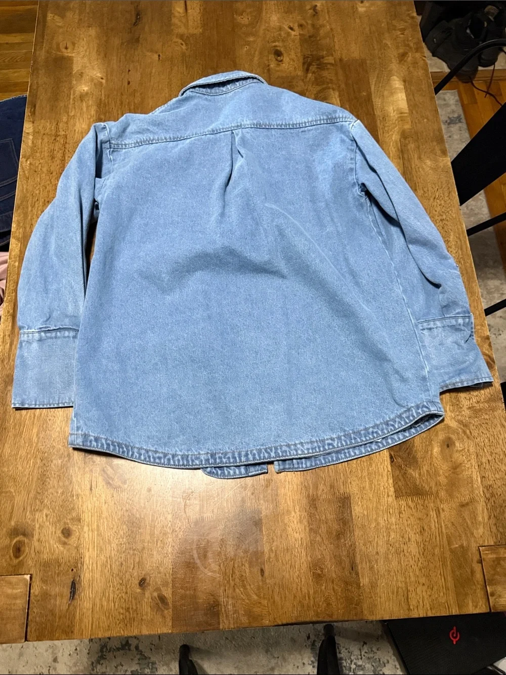 Lioness Light Blue Denim Button-Front Shirt - Picture 3 of 3
